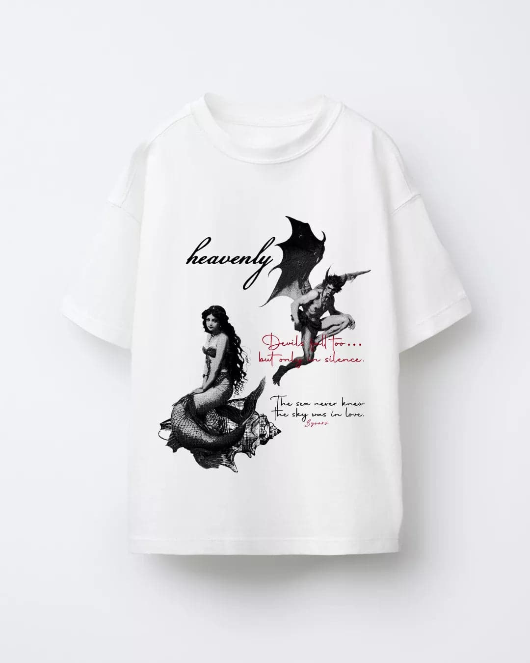 Heavenly Unisex Oversized T-Shirt alternate view