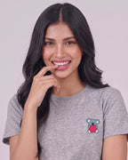 Cute Koala Crop Boxy T-shirt
