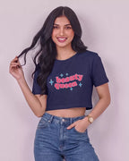 Beauty Queen Boxy Crop TShirt