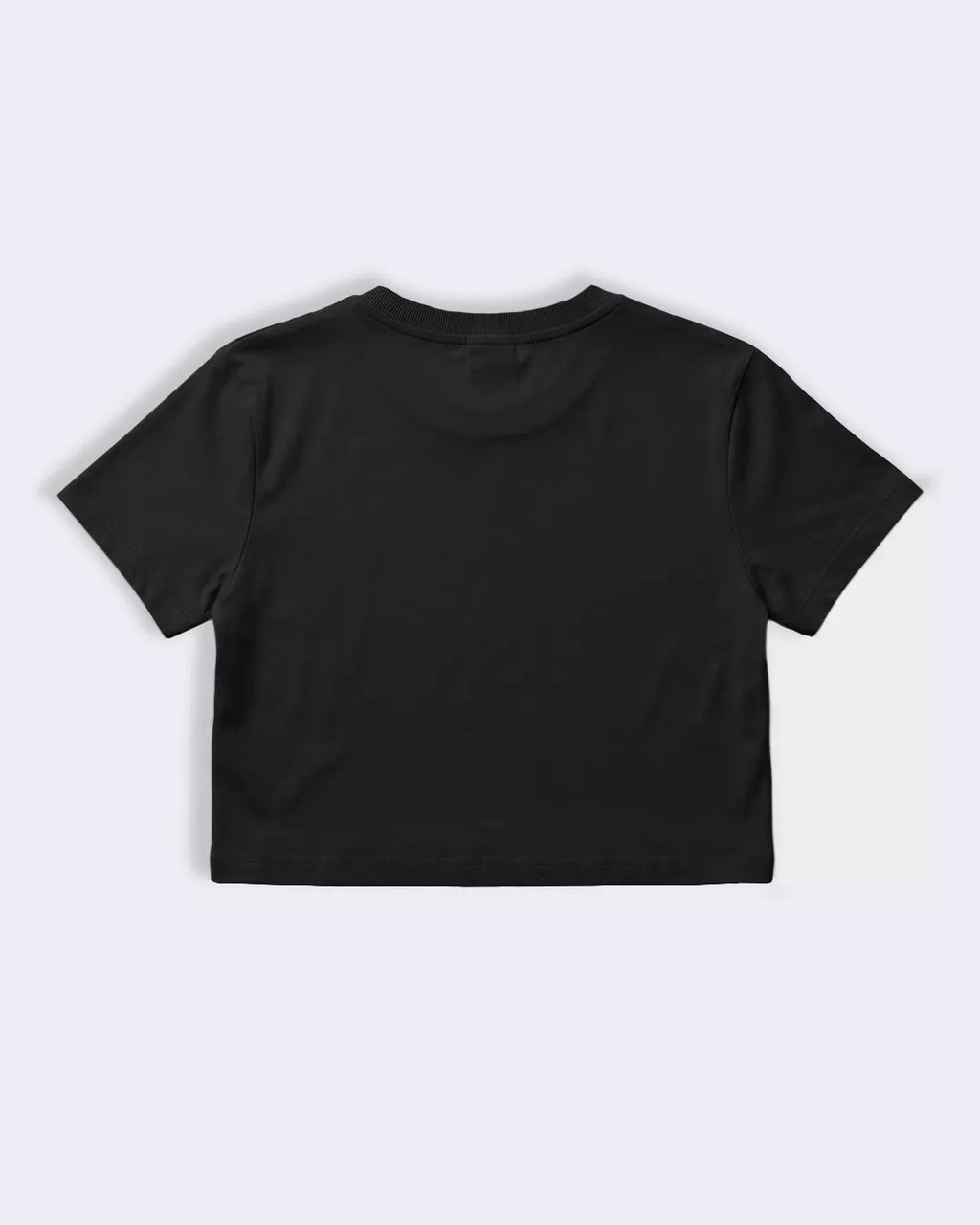 Women’s Black Boxy Crop T-Shirt
