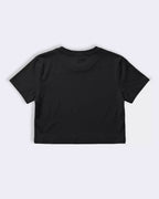 Women’s Black Boxy Crop T-Shirt