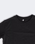 Women’s Black Boxy Crop T-Shirt