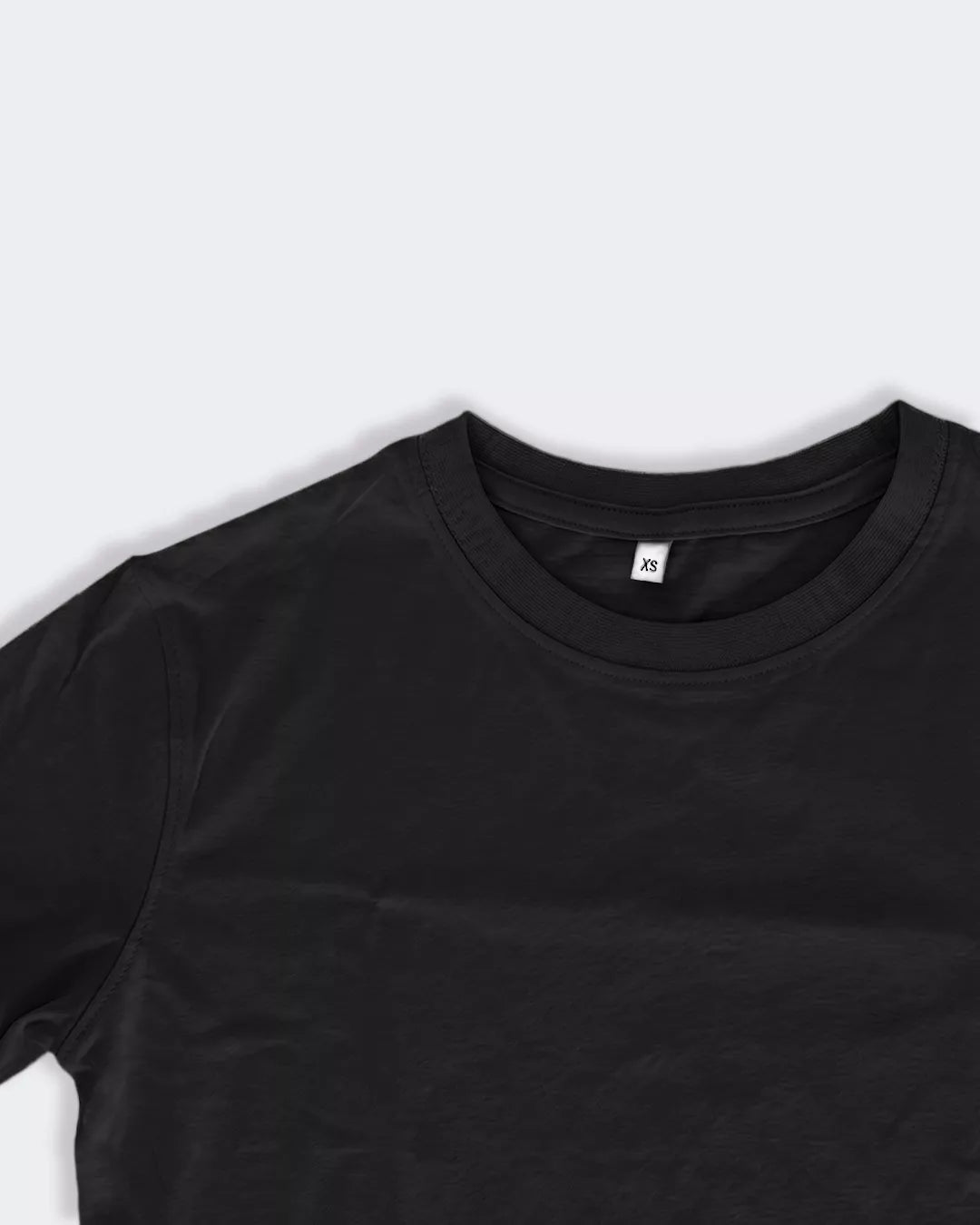 Women’s Black Boxy Crop T-Shirt