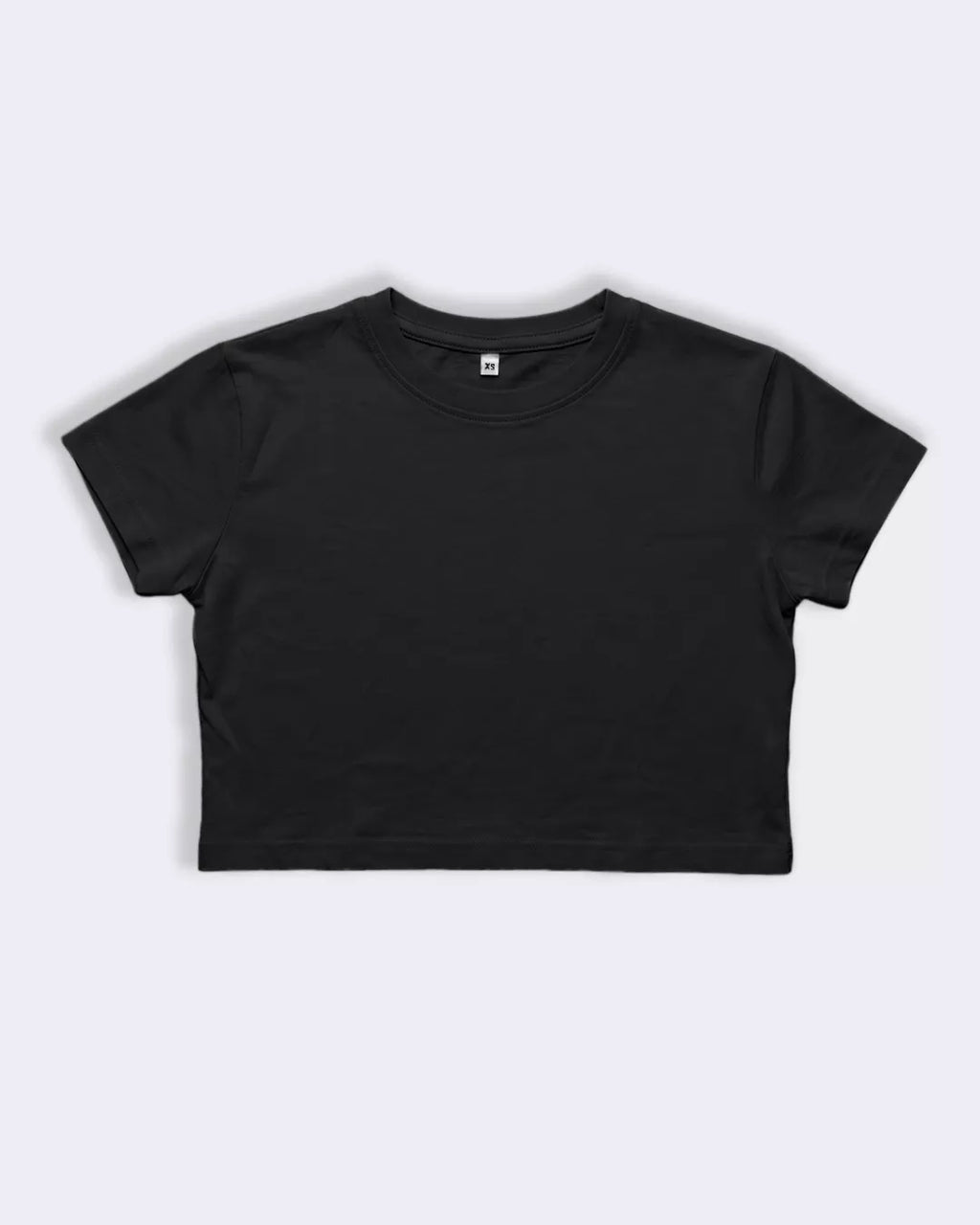 Women’s Black Boxy Crop T-Shirt