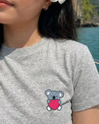 Cute Koala Crop Boxy T-shirt