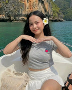Cute Koala Crop Boxy T-shirt
