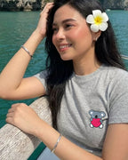 Cute Koala Crop Boxy T-shirt