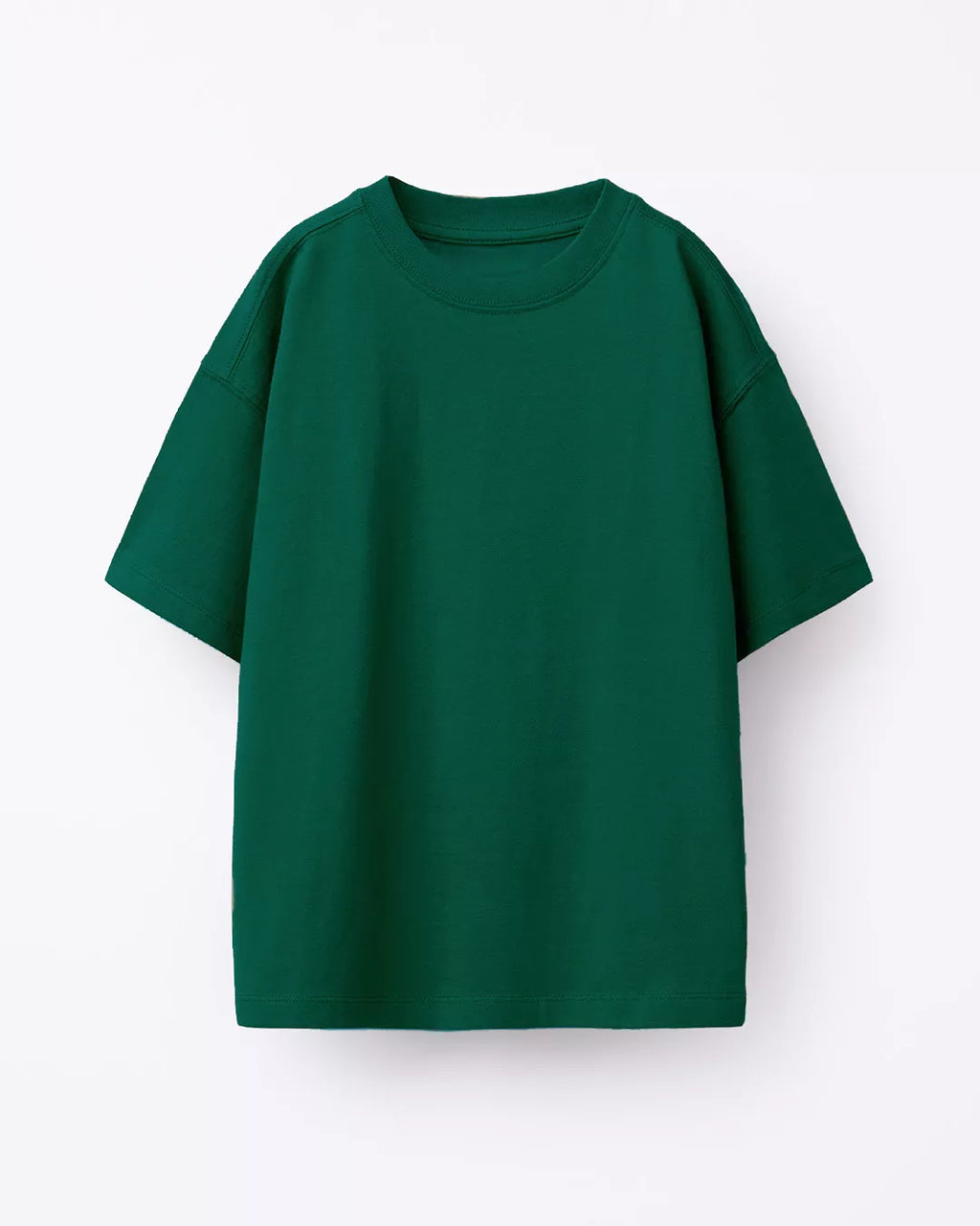 Evergreen Hug Plain Oversized T-Shirt