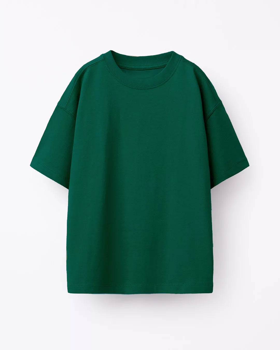 Evergreen Hug Plain Oversized T-Shirt
