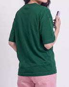 Evergreen Hug Plain Oversized T-Shirt