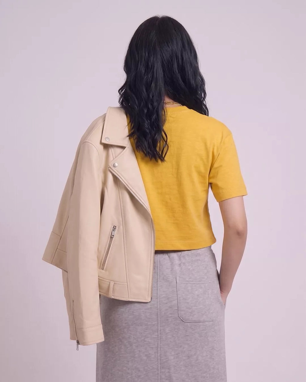 Women Golden Hour Crop Boxy Fit Tshirt