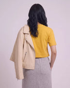 Women Golden Hour Crop Boxy Fit Tshirt