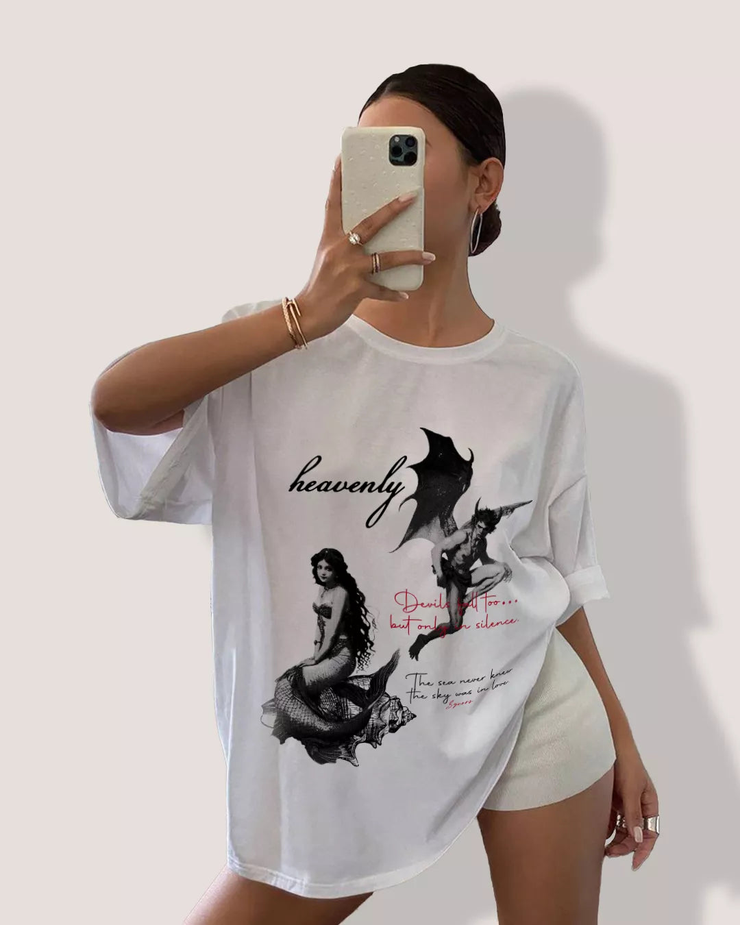 Heavenly Unisex Oversized T-Shirt