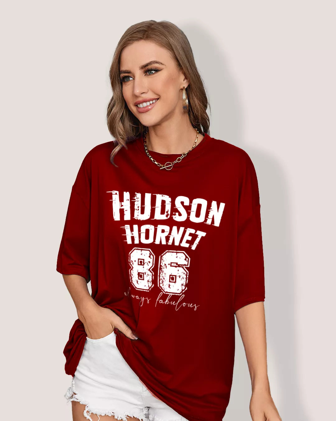 Hudson Hornet 86 Unisex Oversized T-Shirt