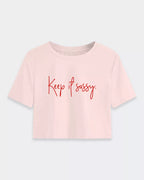Keep It Sassy Boxy Crop Tshirt