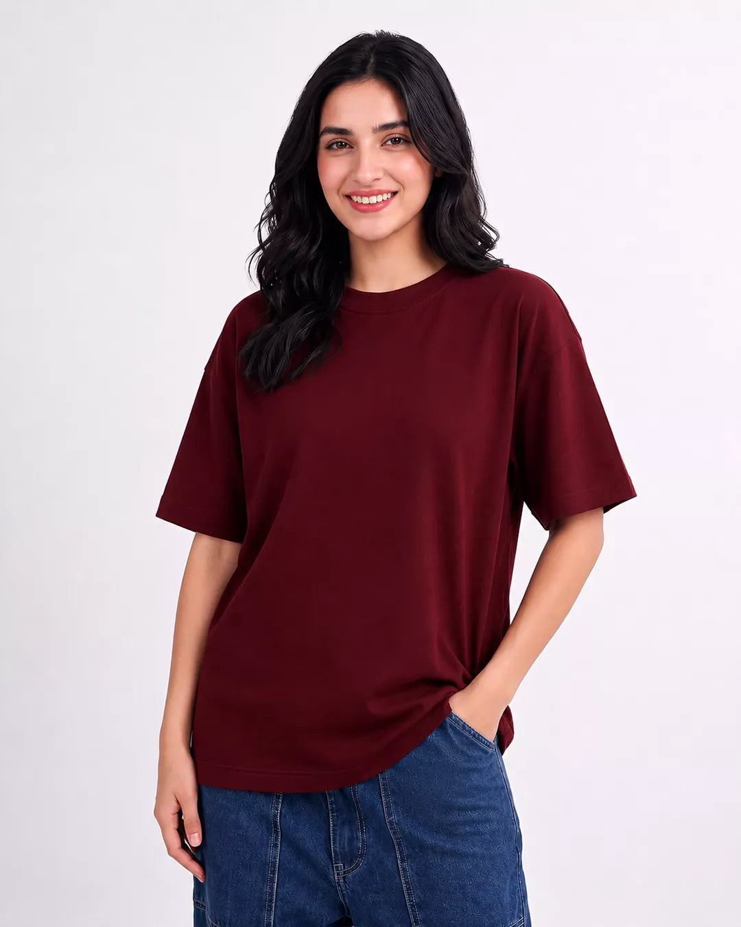 Berry Velvet Unisex Oversized T-Shirt