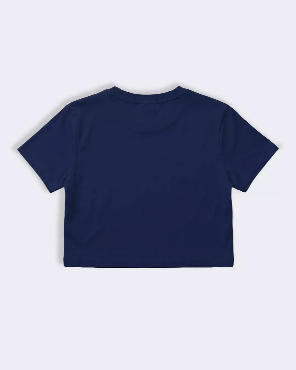 Women’s Navy Blue Crop Boxy T-Shirt