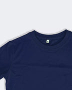 Women’s Navy Blue Crop Boxy T-Shirt