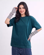Midnight Aqua Unisex Oversized T-Shirt
