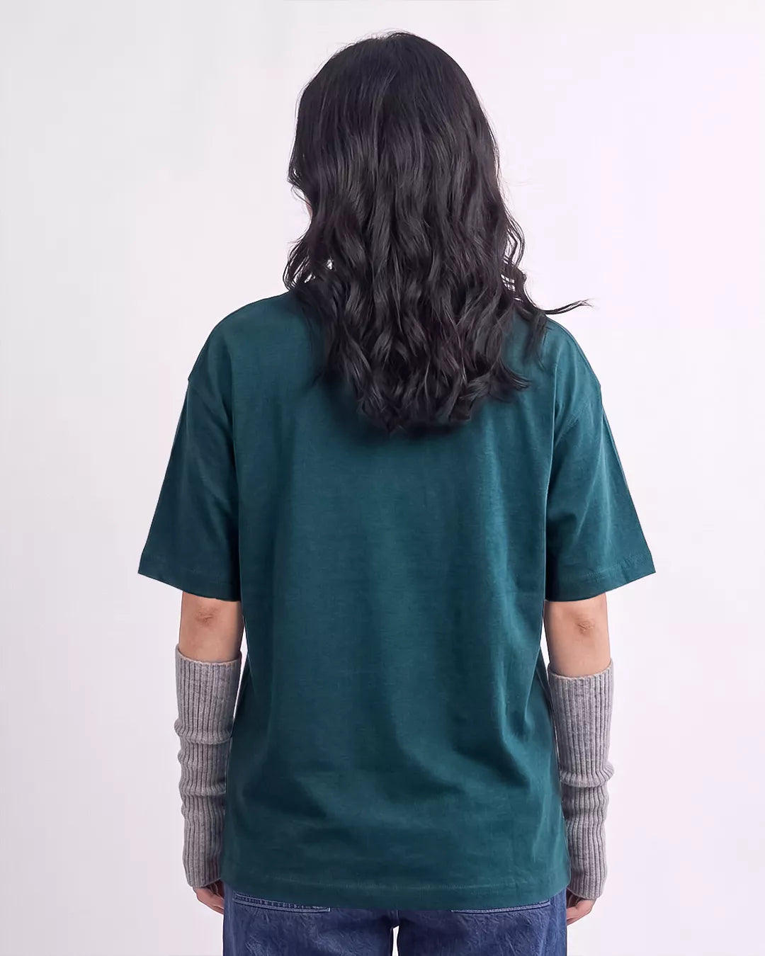 Midnight Aqua Unisex Oversized T-Shirt