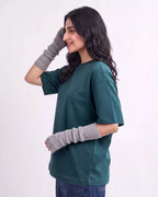 Midnight Aqua Unisex Oversized T-Shirt