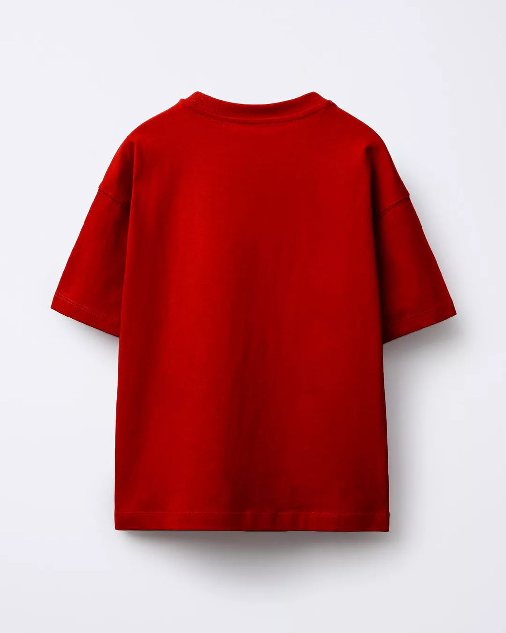 Red Plain Unisex Oversized T-Shirt