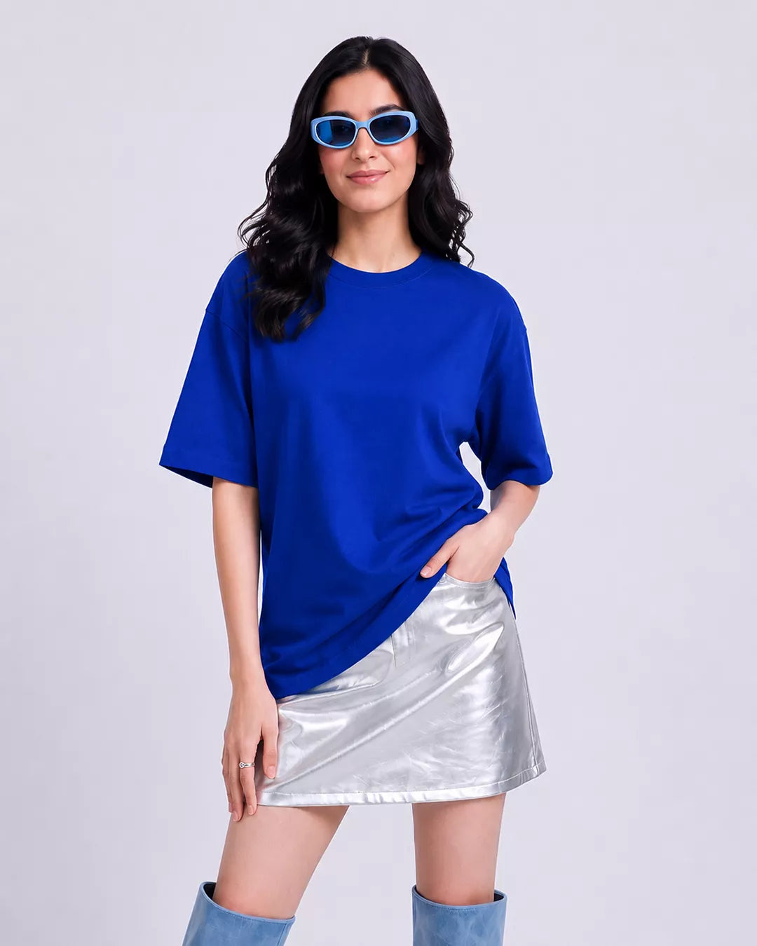 Royal Blue Unisex Oversized T-Shirt