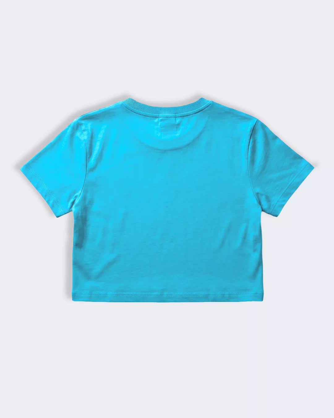 Women Boxy Crop Short Sleeve Tshirt