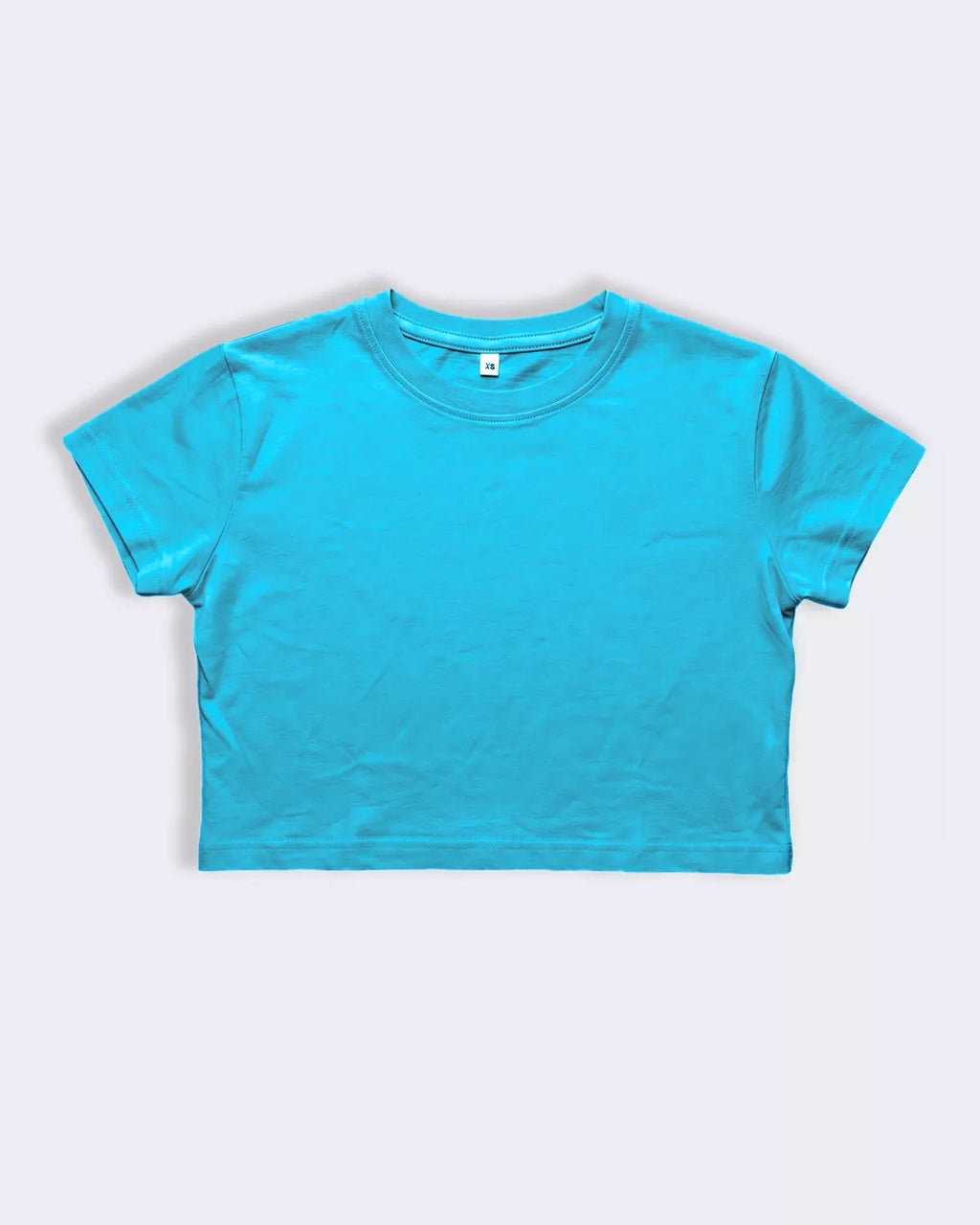 Women Boxy Crop Short Sleeve Tshirt