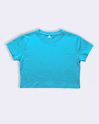 Women Boxy Crop Short Sleeve Tshirt