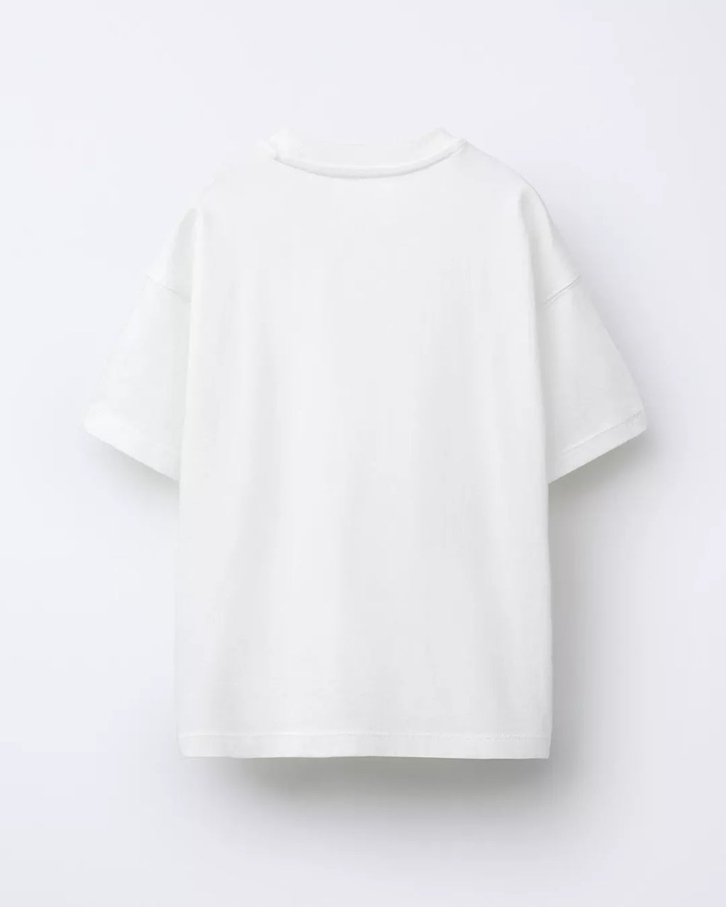 White Plain Unisex Oversized T-Shirt